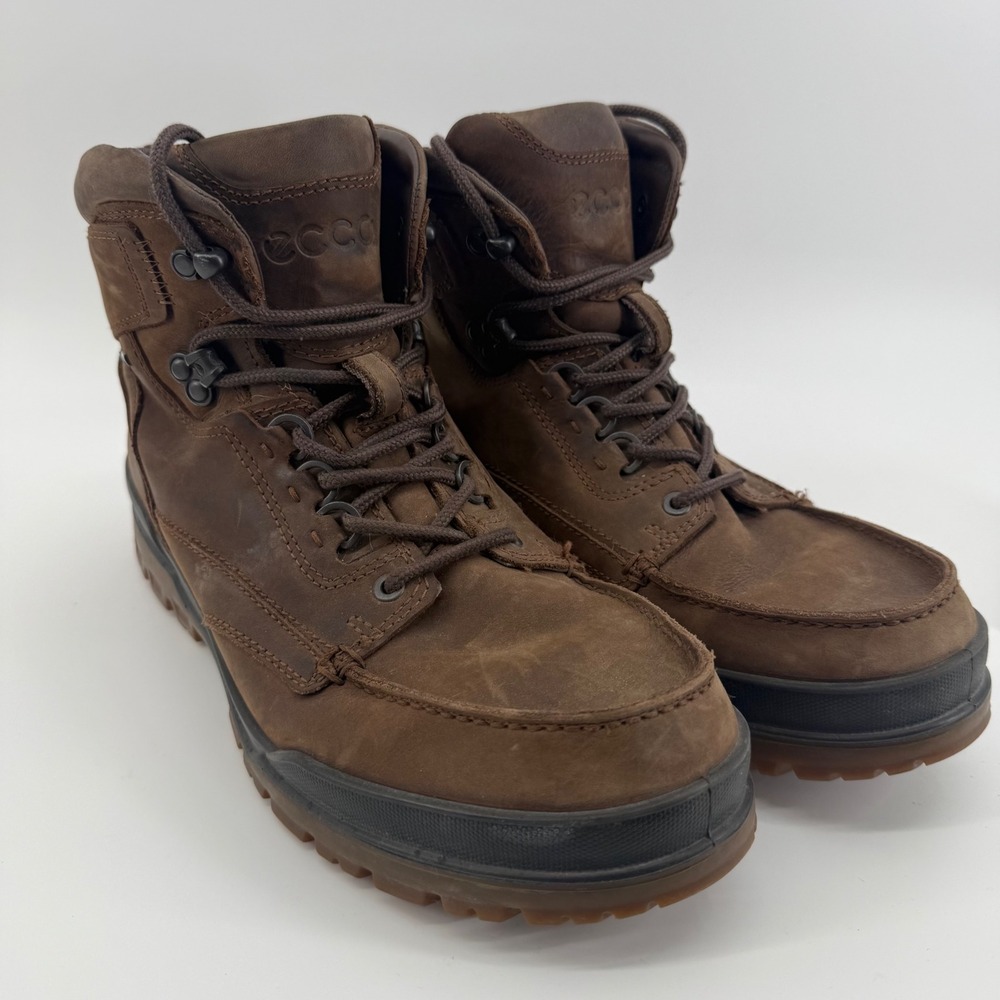 ECCO Track 25 Mens Brown Gore-Tex Waterproof Hiking Boots Size 45 US 11-11.5